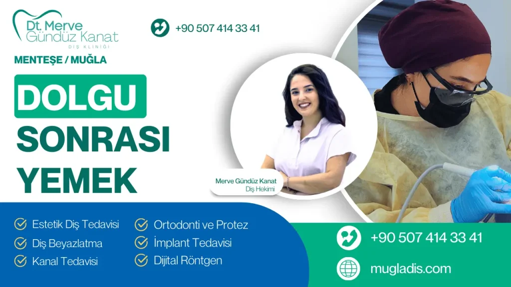 Dolgu sonrası yemek rehberi - Diş tedavisi sonrası beslenme tavsiyeleri