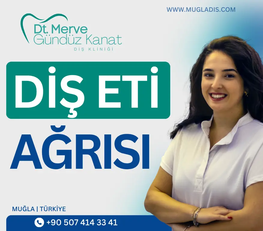 Diş eti ağrısı ve yiyecek artığı nedeniyle oluşan hassasiyet görseli